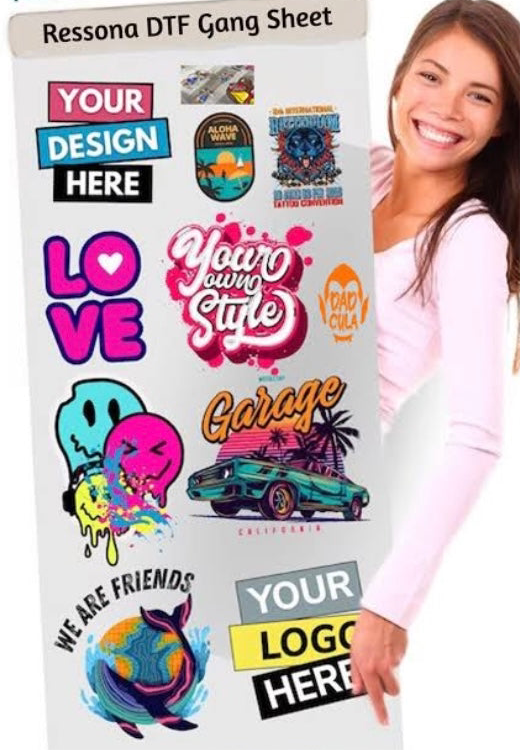 60cm Wide x 75m Long - DTF Gang Sheets